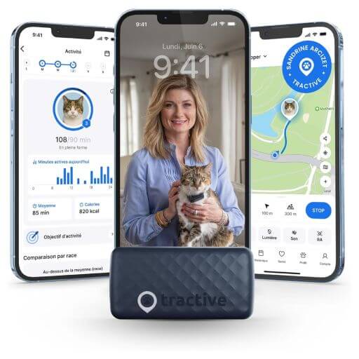 Tractive – Mini Collier GPS Chat Connecté