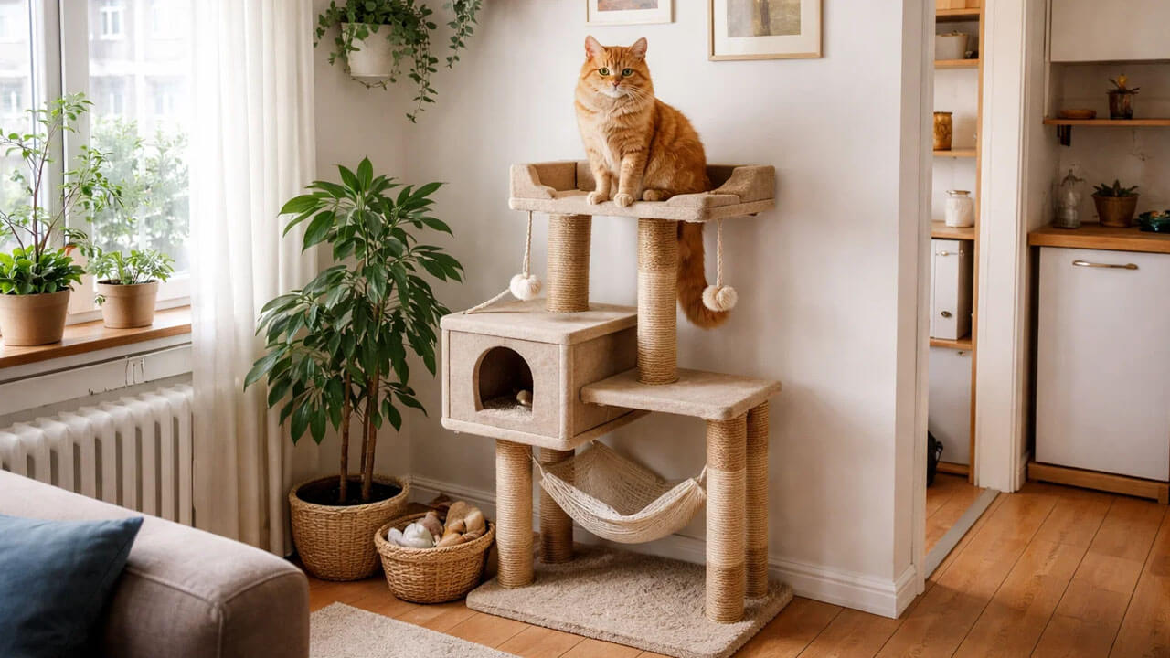 Les meilleurs arbres à chat pour petits espaces